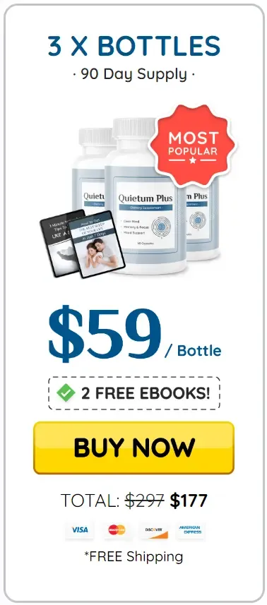 Quietum Plus Three bottle